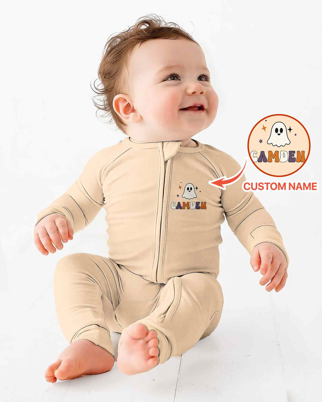 Personalized Spooky One Halloween Bamboo Convertible Zippy