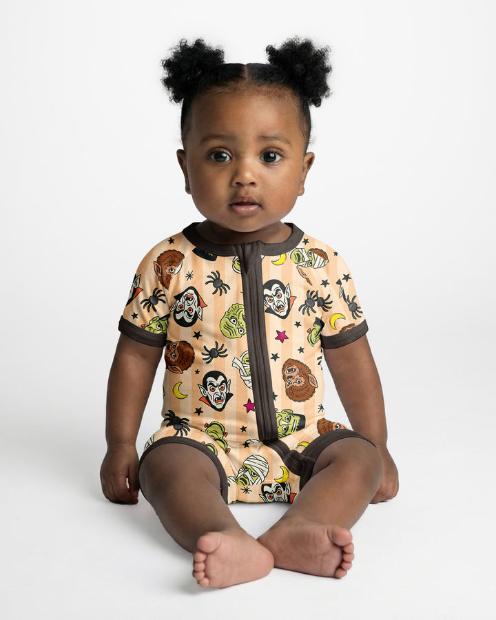Creepy Crew Family Matching Bamboo Shorty Zippy