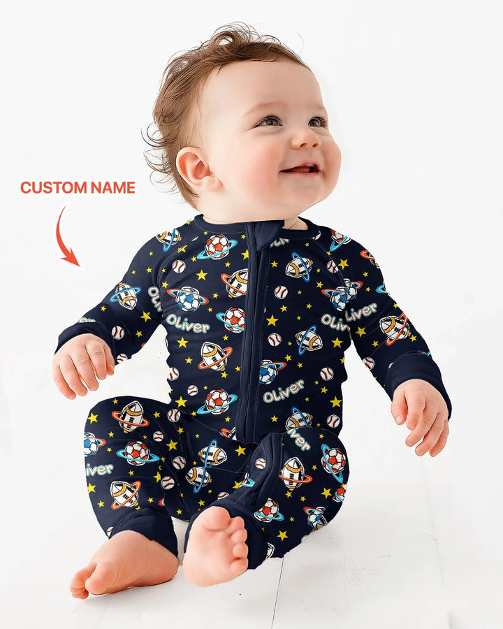Gerippte Babykleidung mit individuellem Foto - Weich &amp; Skizzenhaft