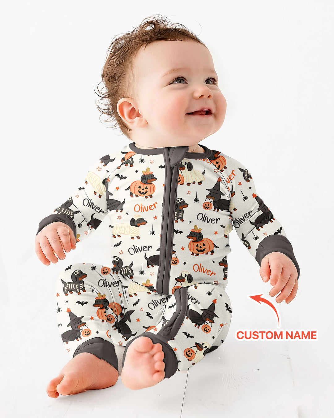 Gerippte Babykleidung mit individuellem Foto - Weich &amp; Skizzenhaft