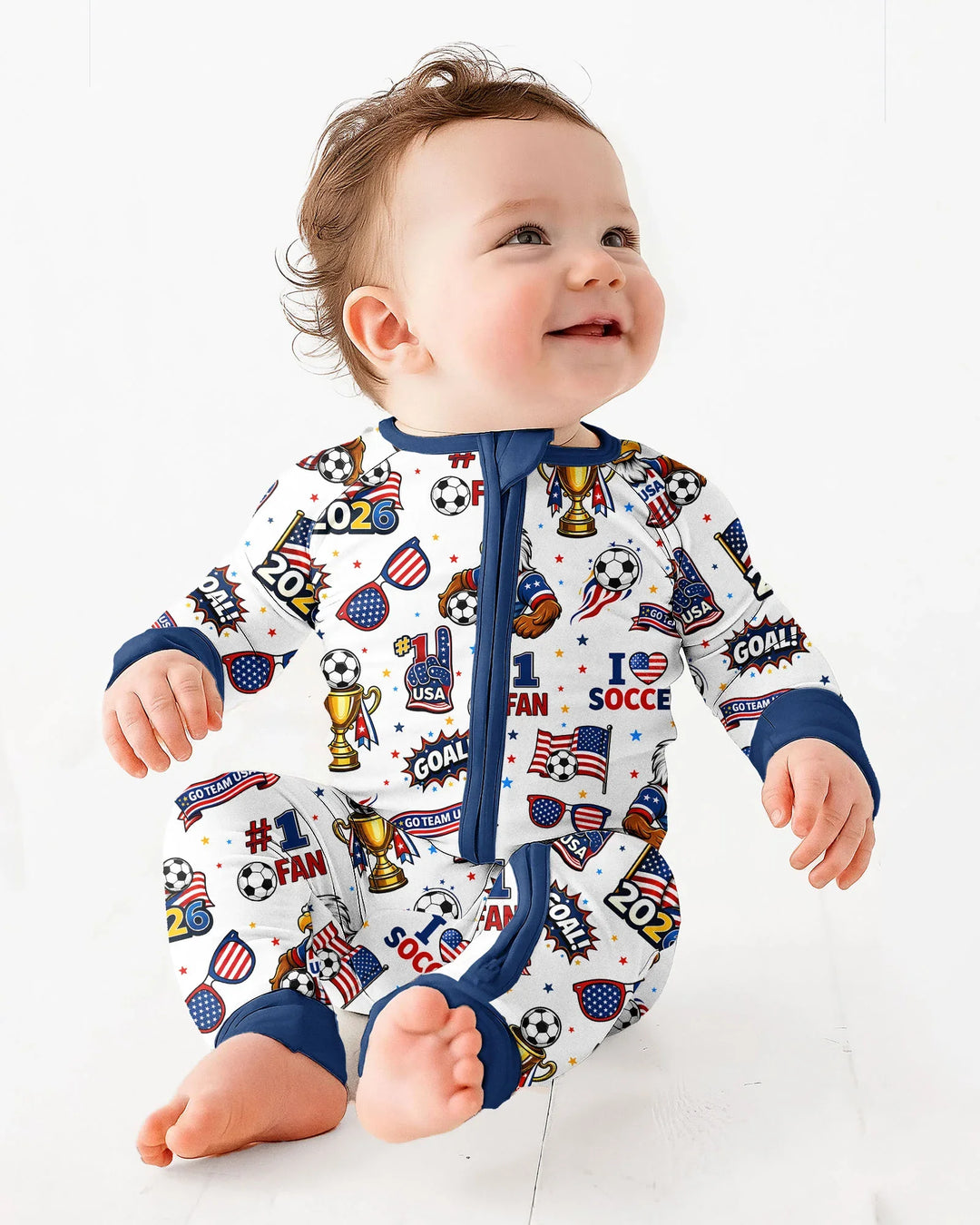 Gerippte Babykleidung mit individuellem Foto - Weich &amp; Skizzenhaft