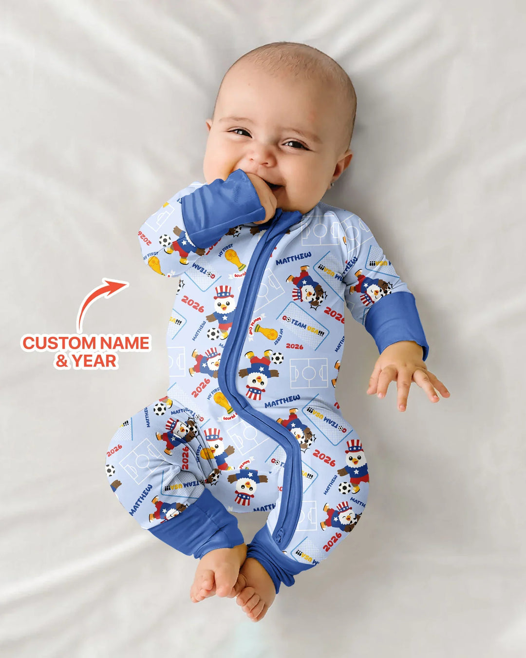 Gerippte Babykleidung mit individuellem Foto - Weich &amp; Skizzenhaft