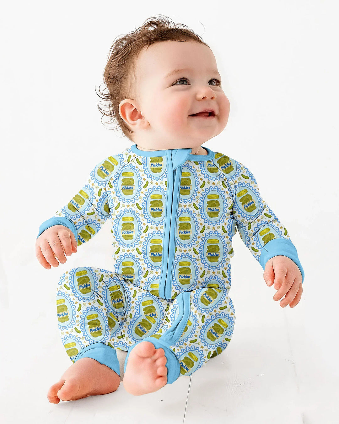 Gerippte Babykleidung mit individuellem Foto - Weich &amp; Skizzenhaft