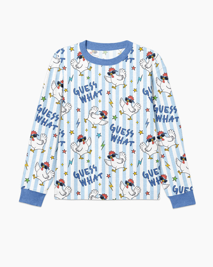 Guess What? Chicken Butt! Bamboo Men's Pajama Set