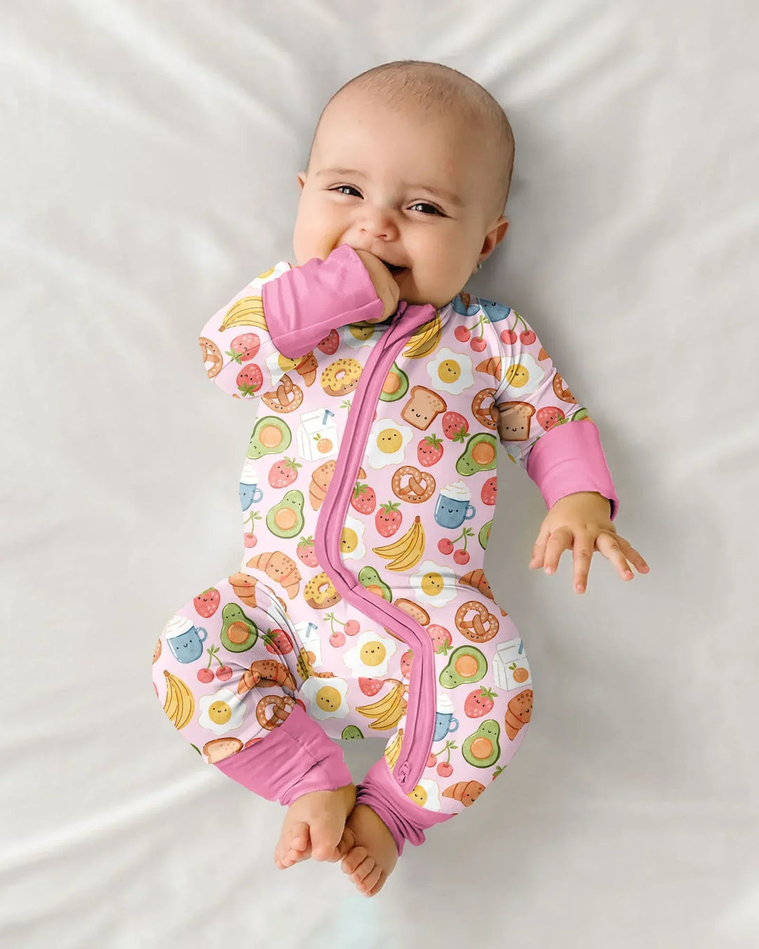 Gerippte Babykleidung mit individuellem Foto - Weich &amp; Skizzenhaft