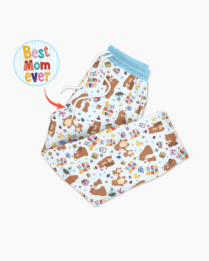 Best Mama Bear Ever Family Matching Bamboo Men's Pajama Set