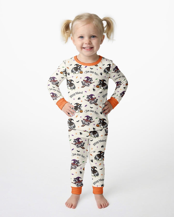 Amazing Jimboothy Bamboo Two Piece Long Sleeve Pajama Set