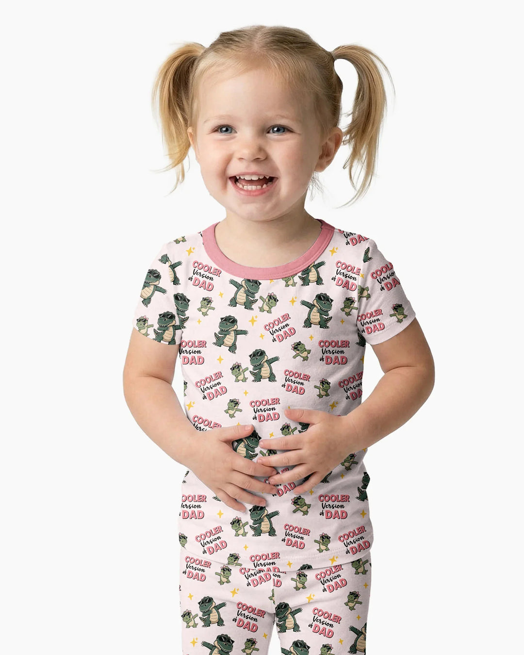 Zweiteiliges, kurzärmliges Pyjama-Set mit Marienkäfern