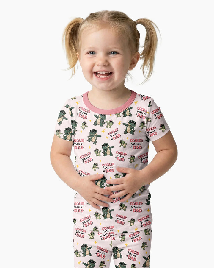 Zweiteiliges, kurzärmliges Pyjama-Set mit Marienkäfern