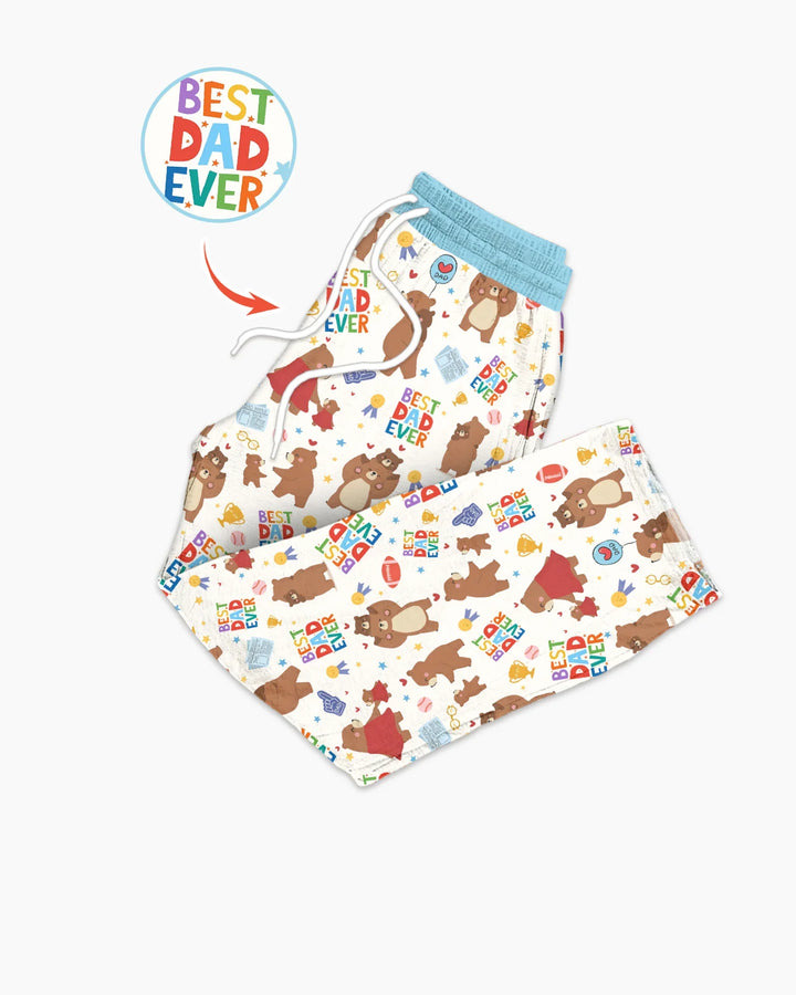 Best Papa Bär aller Zeiten Familie passender Bambus Pyjama für Damen