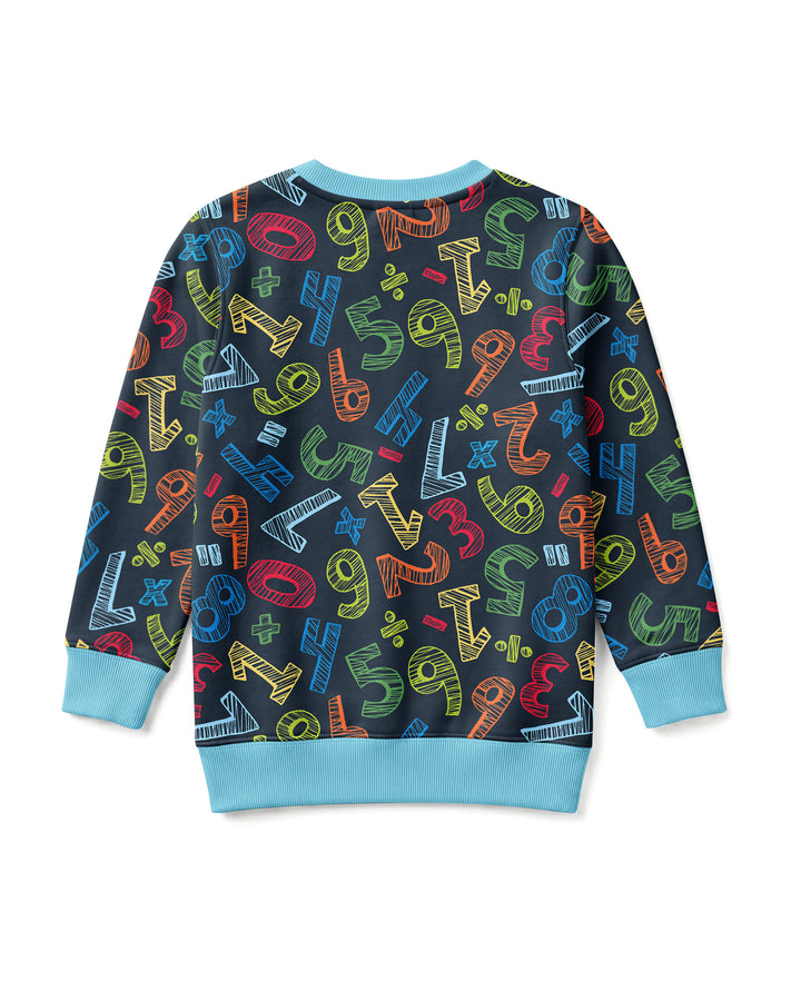 Math Doodles Bamboo Crewneck Sweatshirt