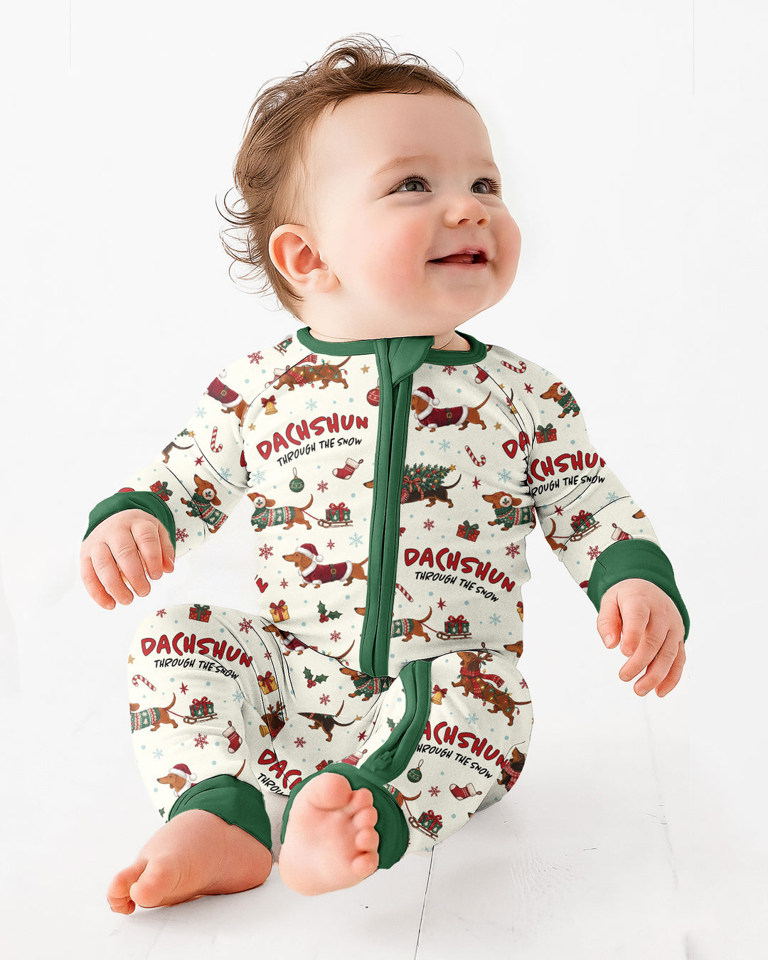 Dachshund Through The Snow Bamboo Convertible Zippy