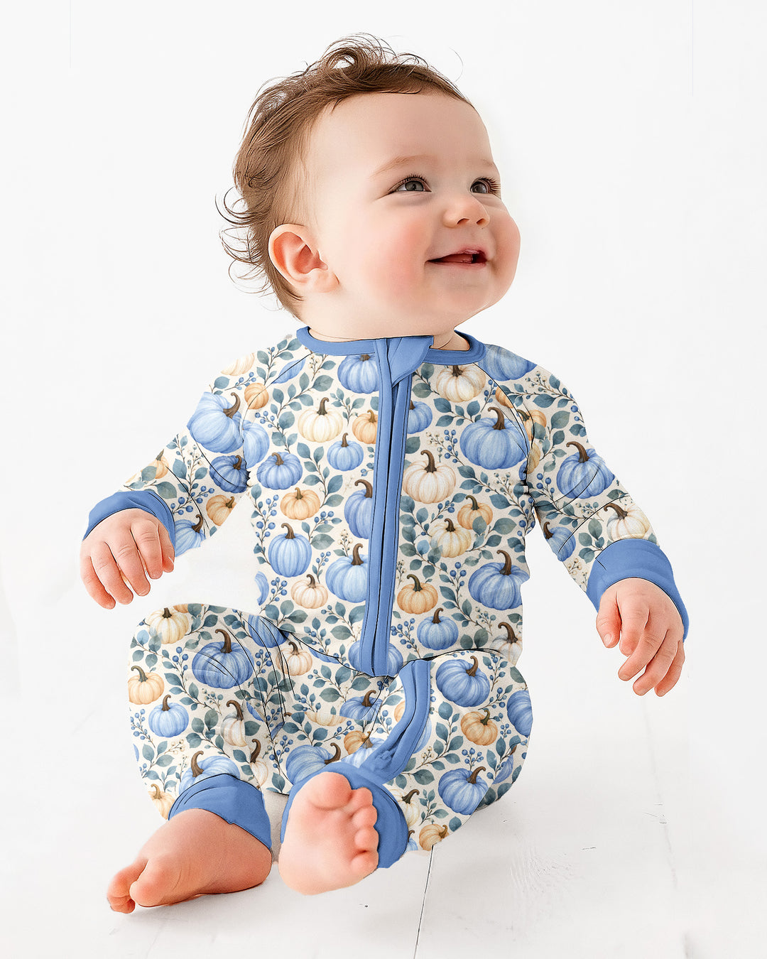 Pumpkin Cozy Fall Bamboo Convertible Zippy