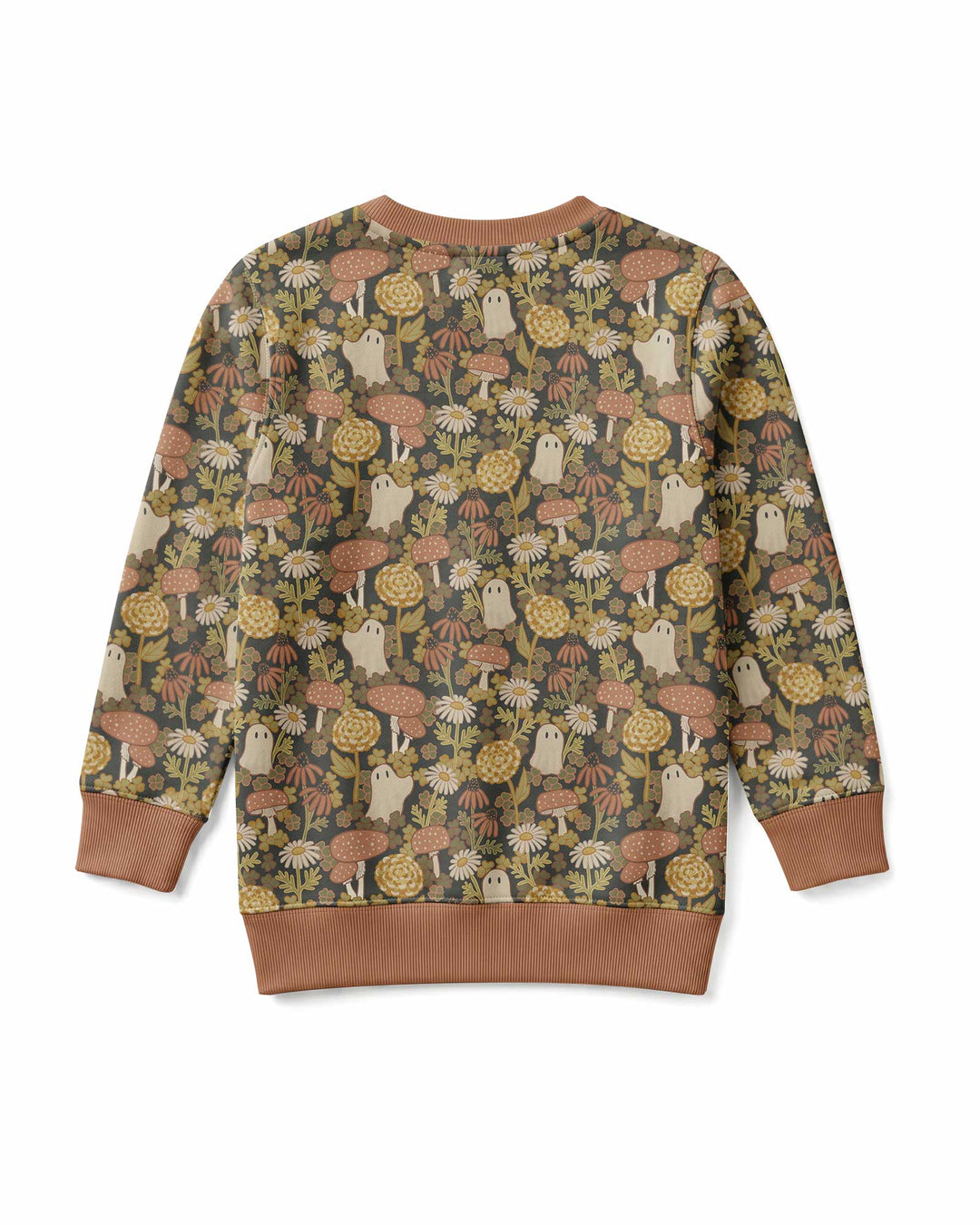 Ghost Garden Dark Autumn Bamboo Crewneck Sweatshirt