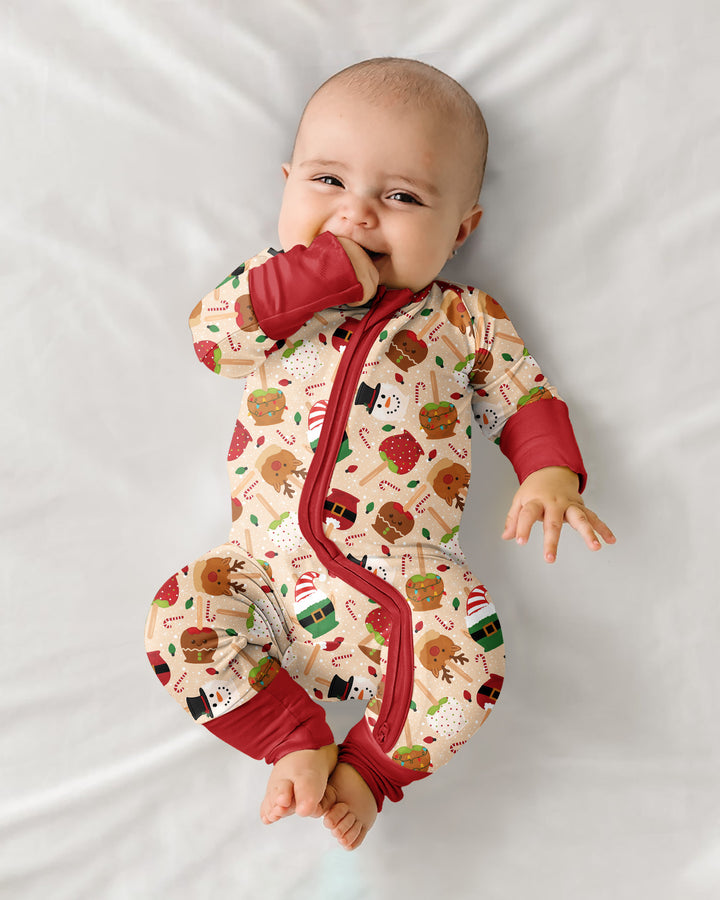 Christmas Cake Pops Family Matching Bamboo Convertible Zippy