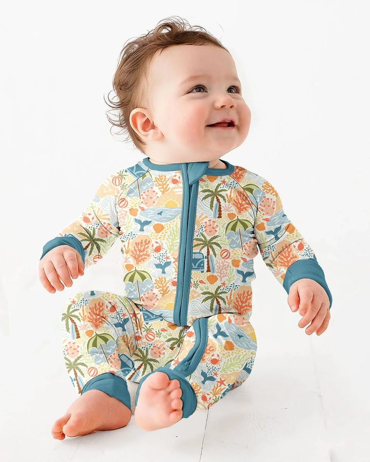 Gerippte Babykleidung mit individuellem Foto - Weich &amp; Skizzenhaft