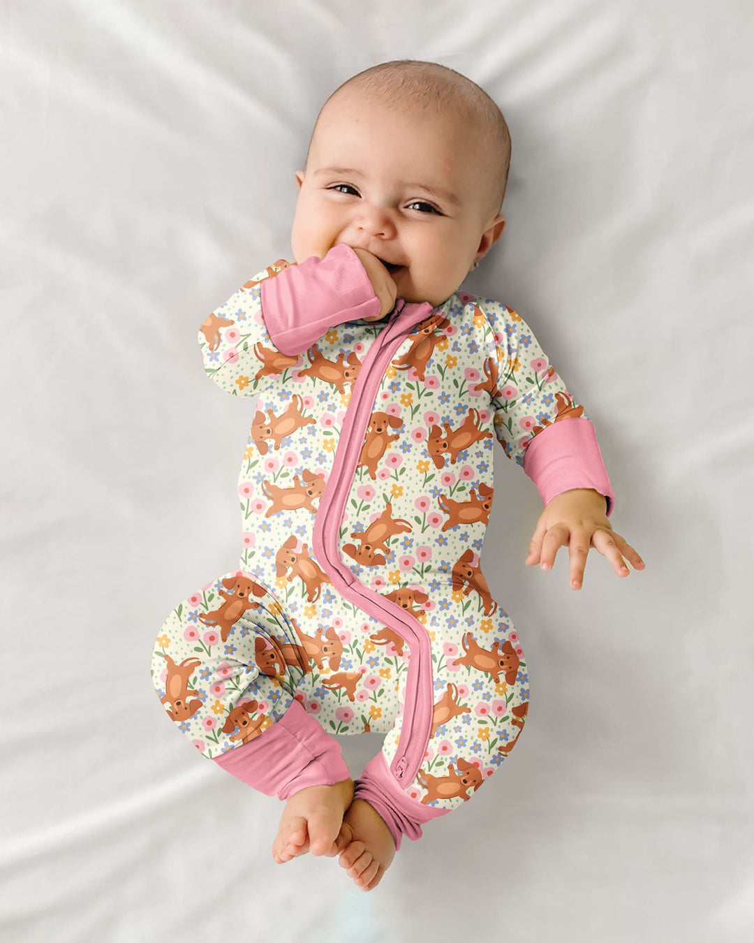 Gerippte Babykleidung mit individuellem Foto - Weich &amp; Skizzenhaft