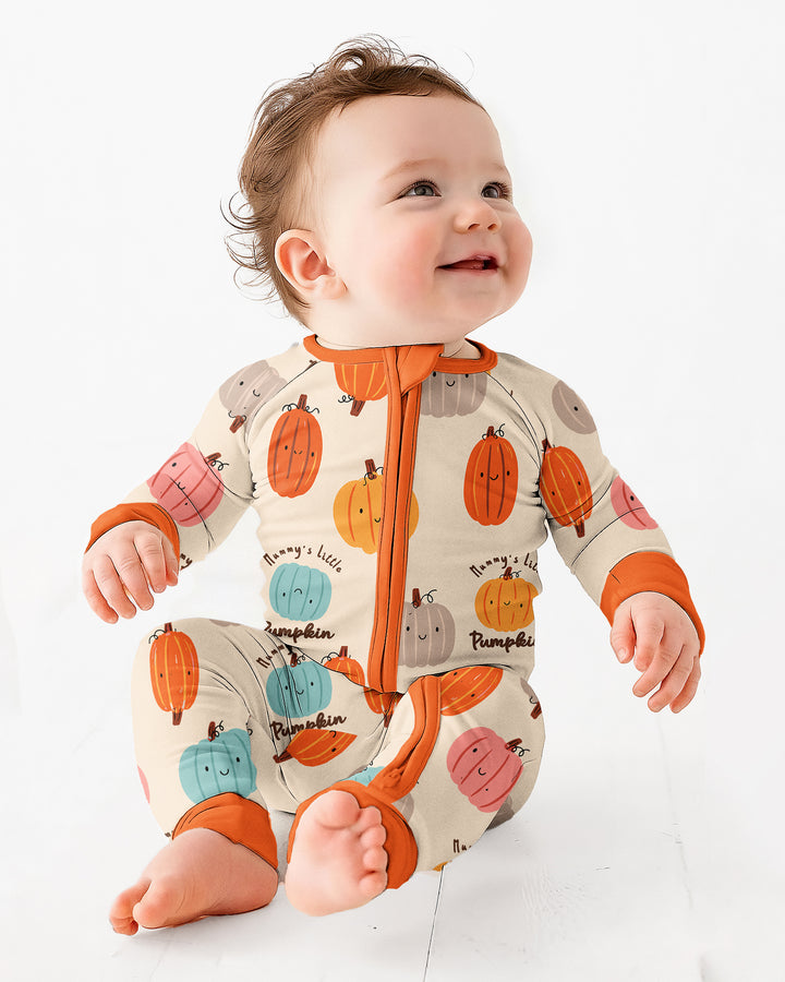 Mommy's Little Pumpkin  Bamboo Convertible Zippy