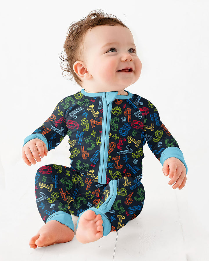 Math Doodles Bamboo Convertible Zippy