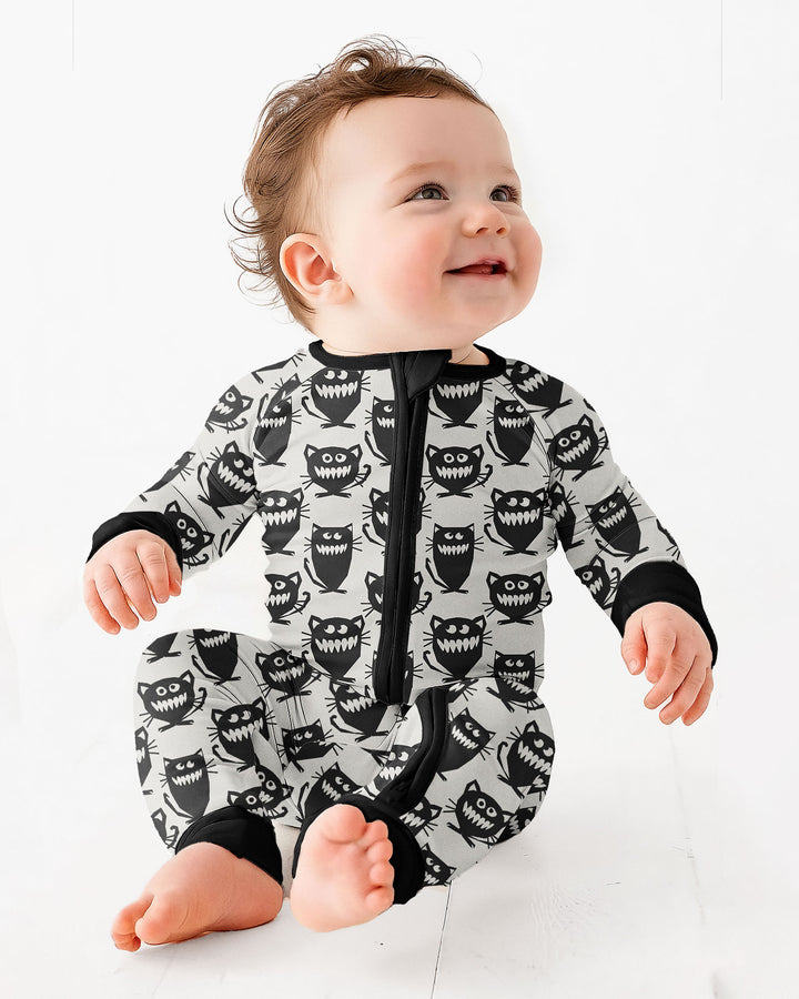 Halloween Monster Cats Bamboo Convertible Zippy