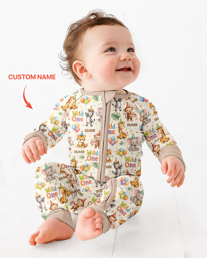 Gerippte Babykleidung mit individuellem Foto - Weich &amp; Skizzenhaft