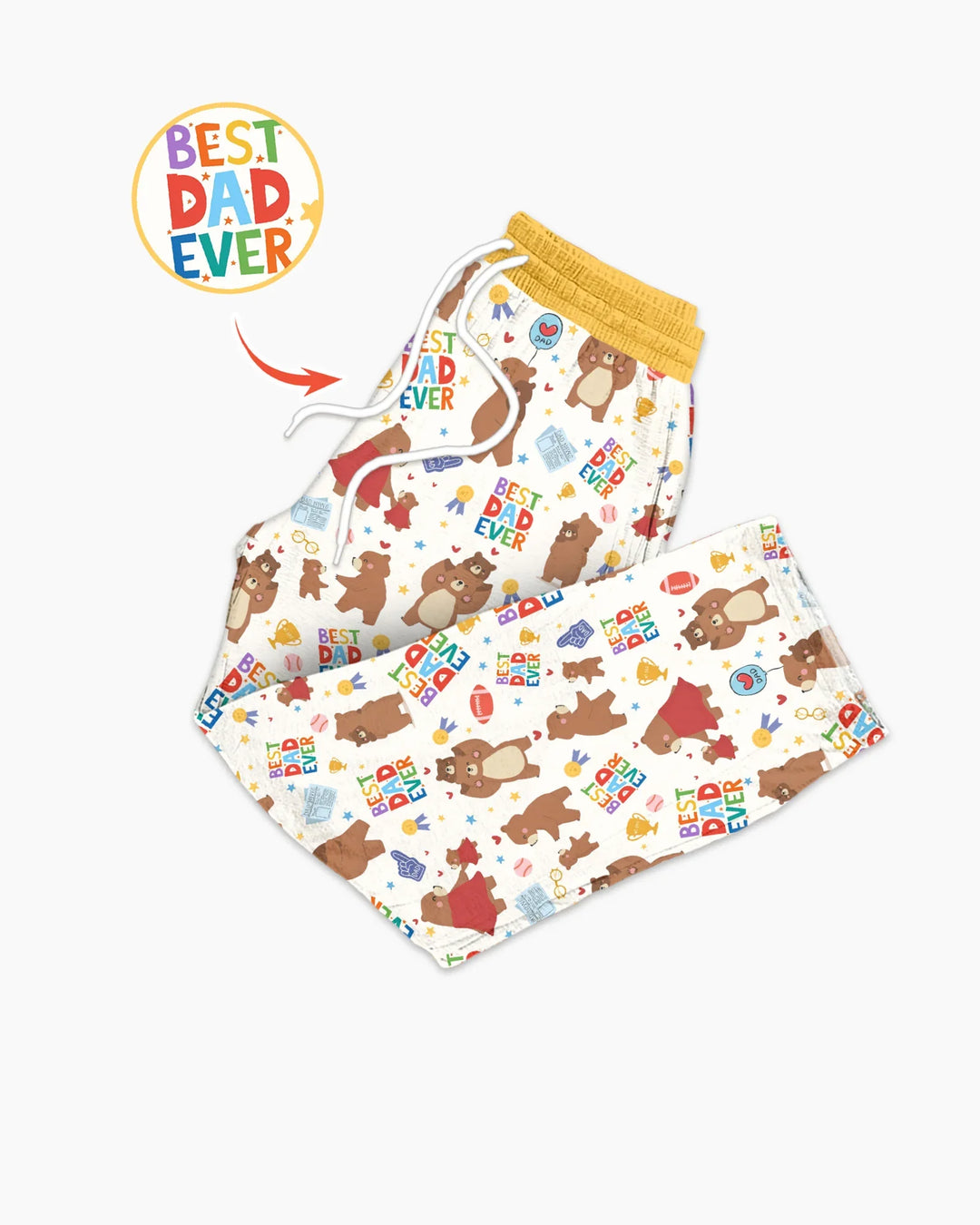 Best Papa Bär aller Zeiten Familie passender Bambus Pyjama für Damen