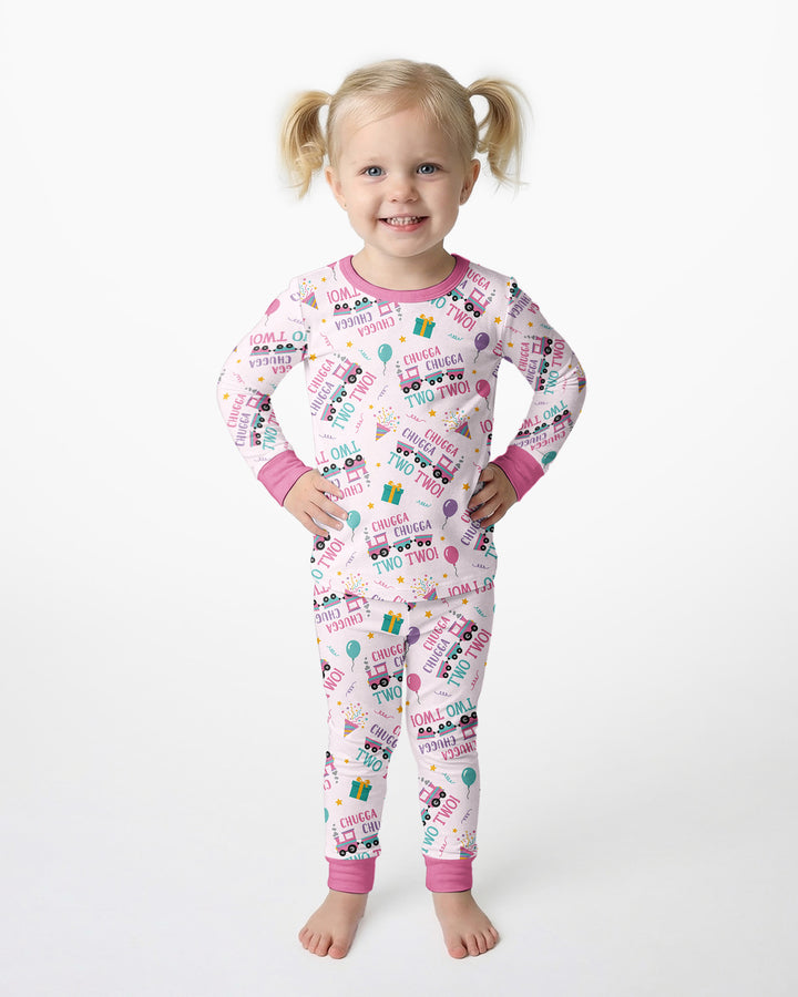 Chugga Chugga Two Bamboo Two Piece Long Sleeve Pajama Set