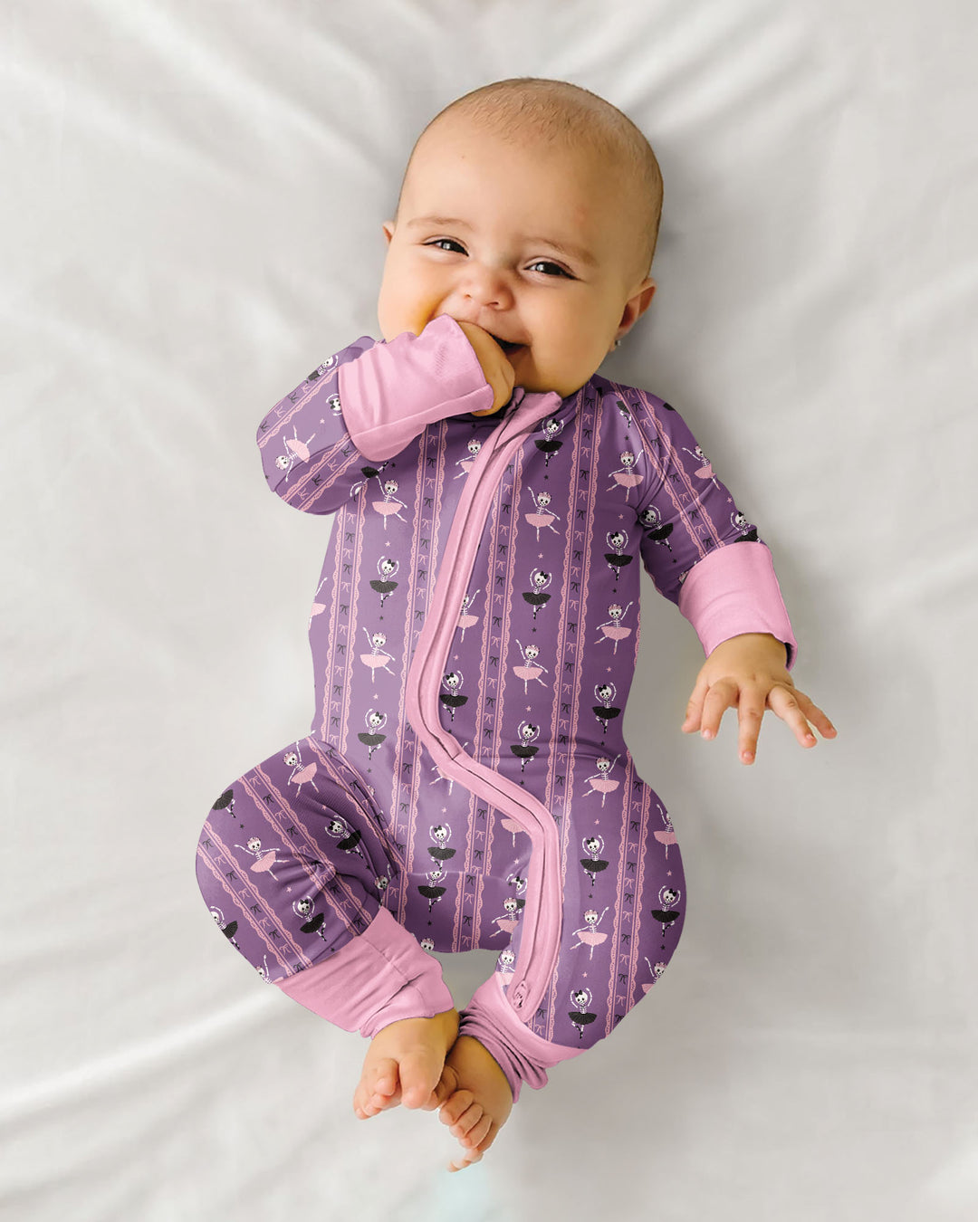 Gerippte Babykleidung mit individuellem Foto - Weich &amp; Skizzenhaft