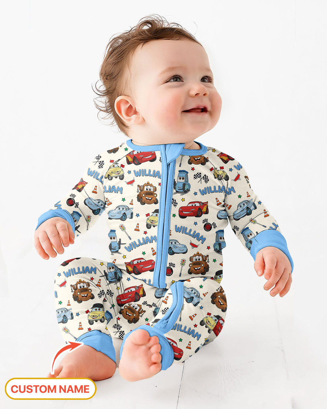 Gerippte Babykleidung mit individuellem Foto - Weich &amp; Skizzenhaft