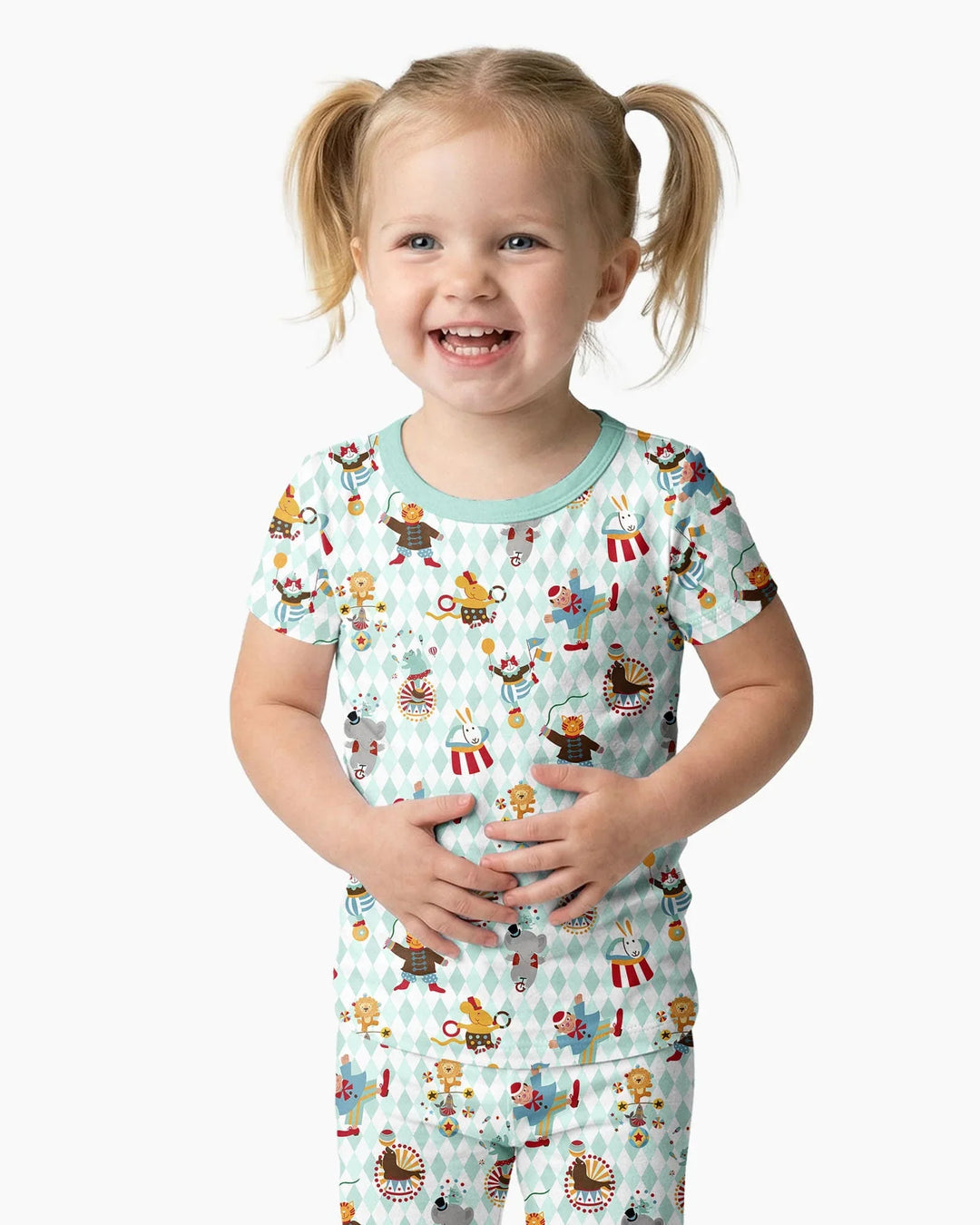 Zweiteiliges, kurzärmliges Pyjama-Set mit Marienkäfern
