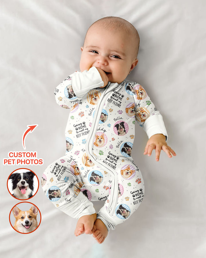 Custom Pet Photo My First Best Friend Bamboo Convertible Zippy