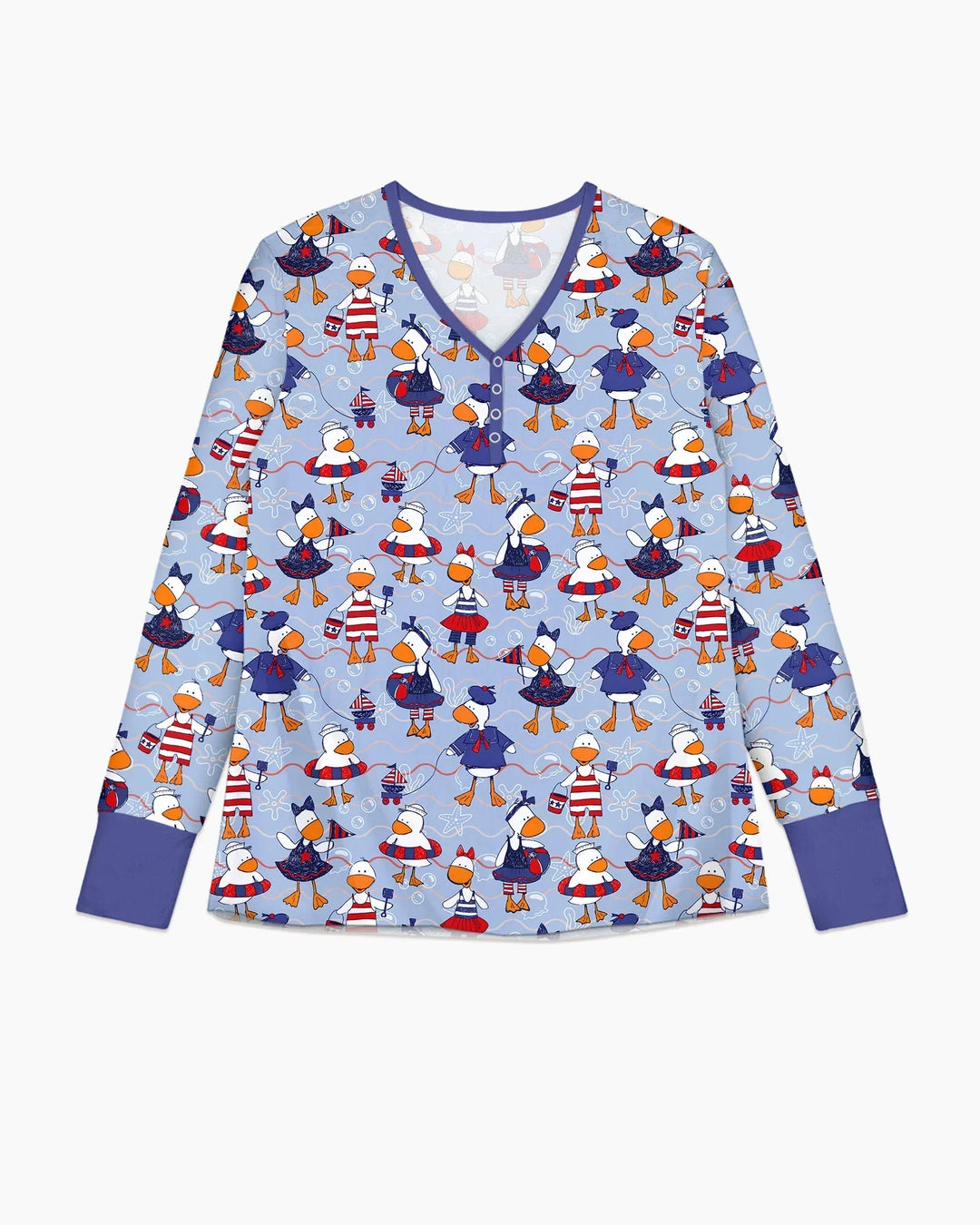 Freedom Floaties Family Matching Bamboo Women Pajama Set