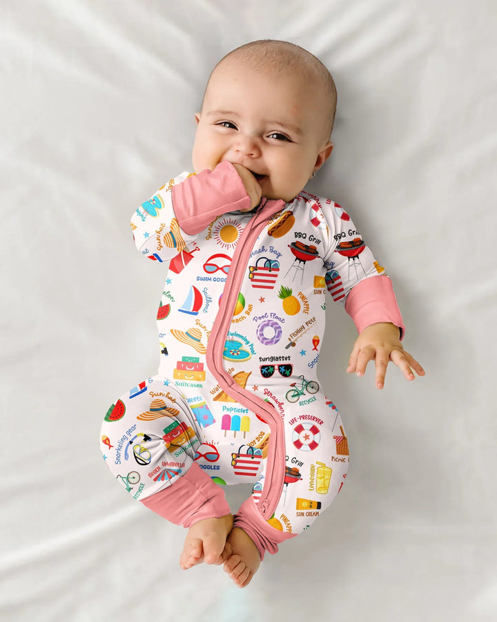 Gerippte Babykleidung mit individuellem Foto - Weich &amp; Skizzenhaft