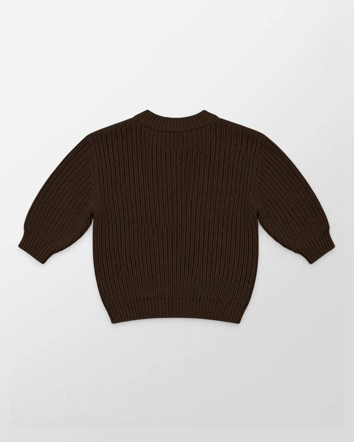 Embroidered Baby Name Bamboo Knit Sweater Bubble