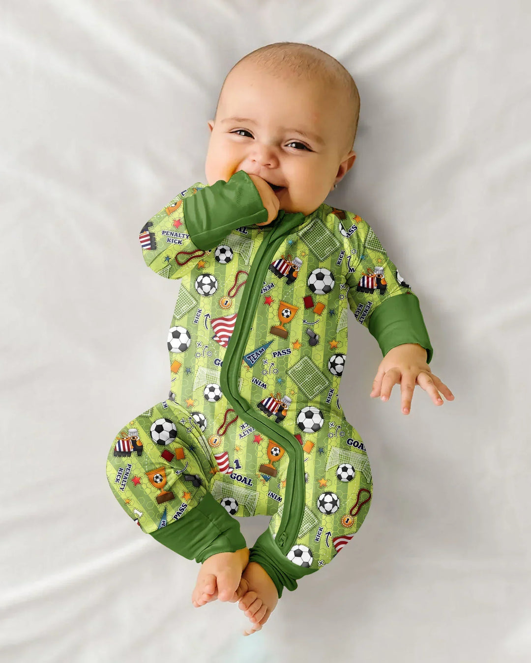 Gerippte Babykleidung mit individuellem Foto - Weich &amp; Skizzenhaft