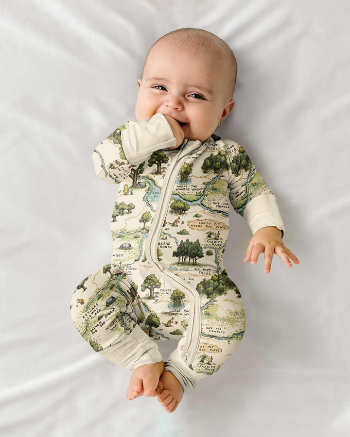 Classic Bear Maps Bamboo Convertible Zippy