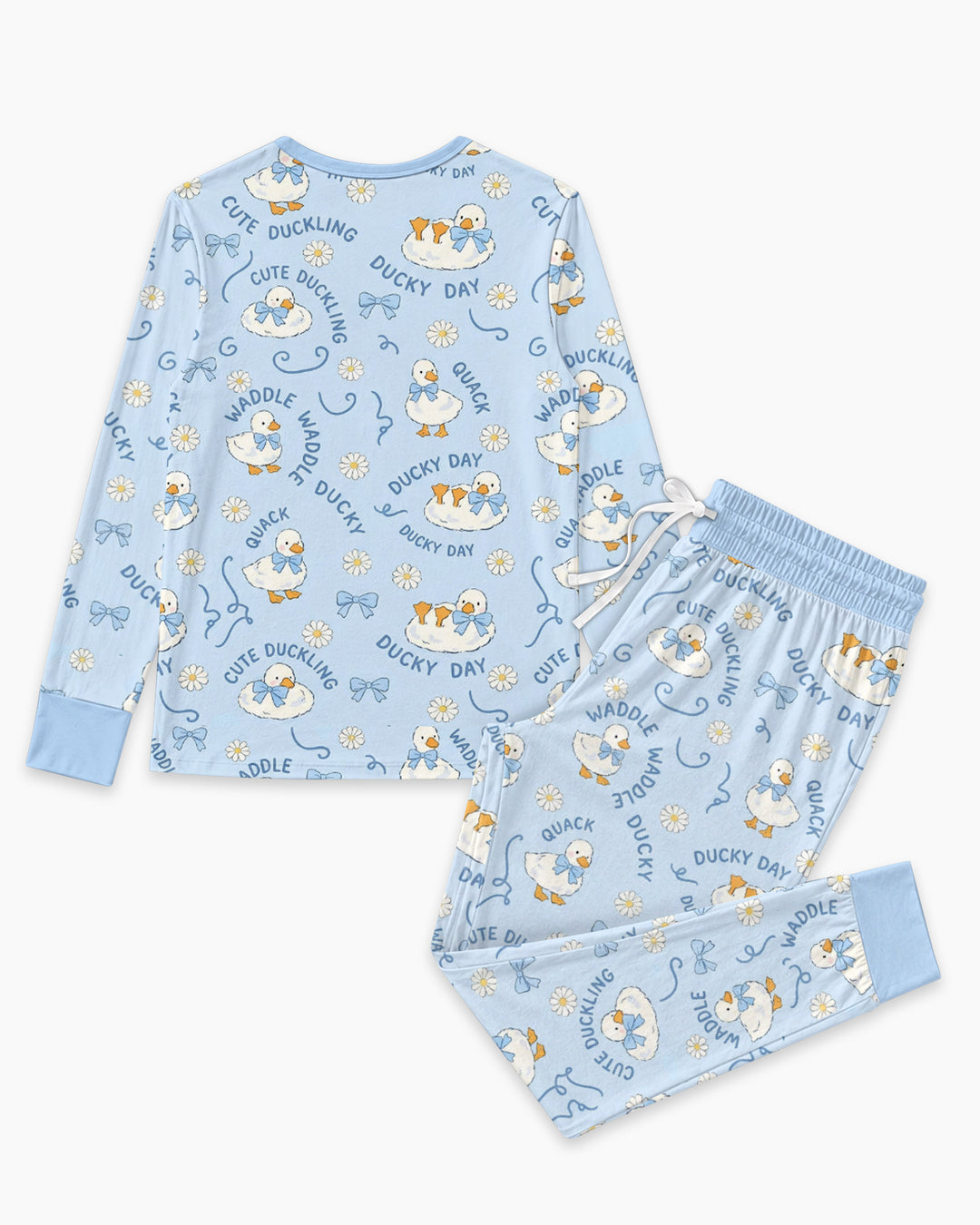 Happy Ducky Day Bamboo Women Pajama Set