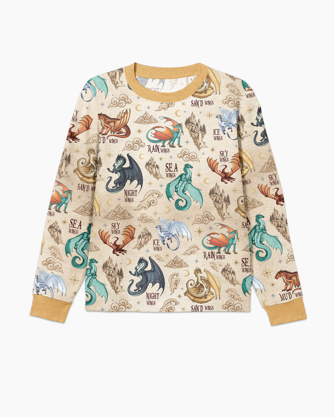 Elemental Dragons Bamboo Men's Pajama Set