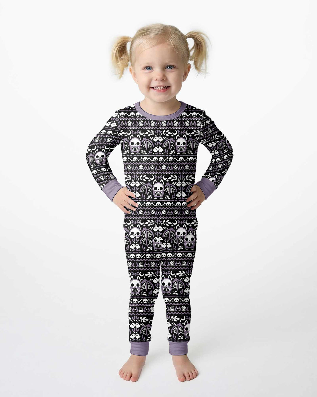 Batty Fair Isle Bamboo Two Piece Long Sleeve Pajama Set