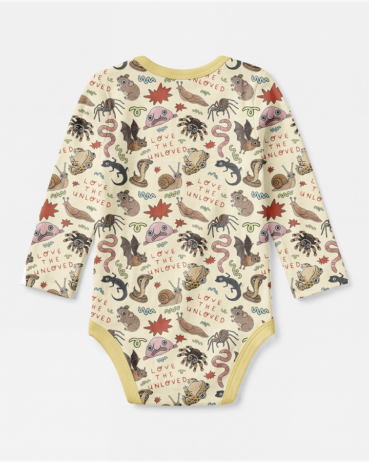 Gerippte Babykleidung mit individuellem Foto - Weich &amp; Skizzenhaft