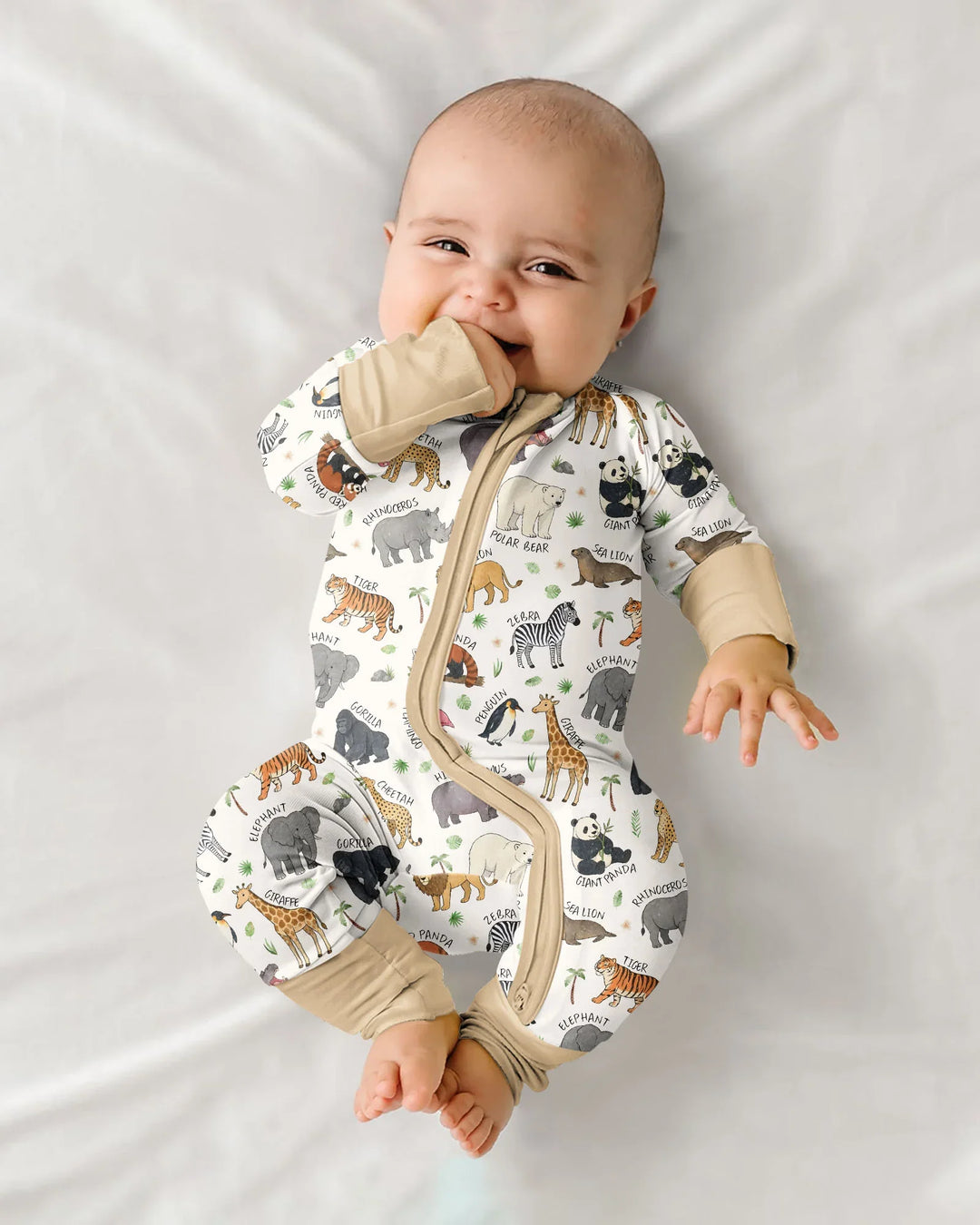Safari Animals Bamboo Convertible Zippy
