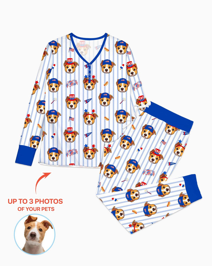 Vorlage Bambus Damen Pyjama Set