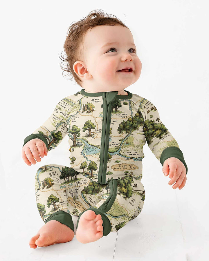 Classic Bear Maps Bamboo Convertible Zippy