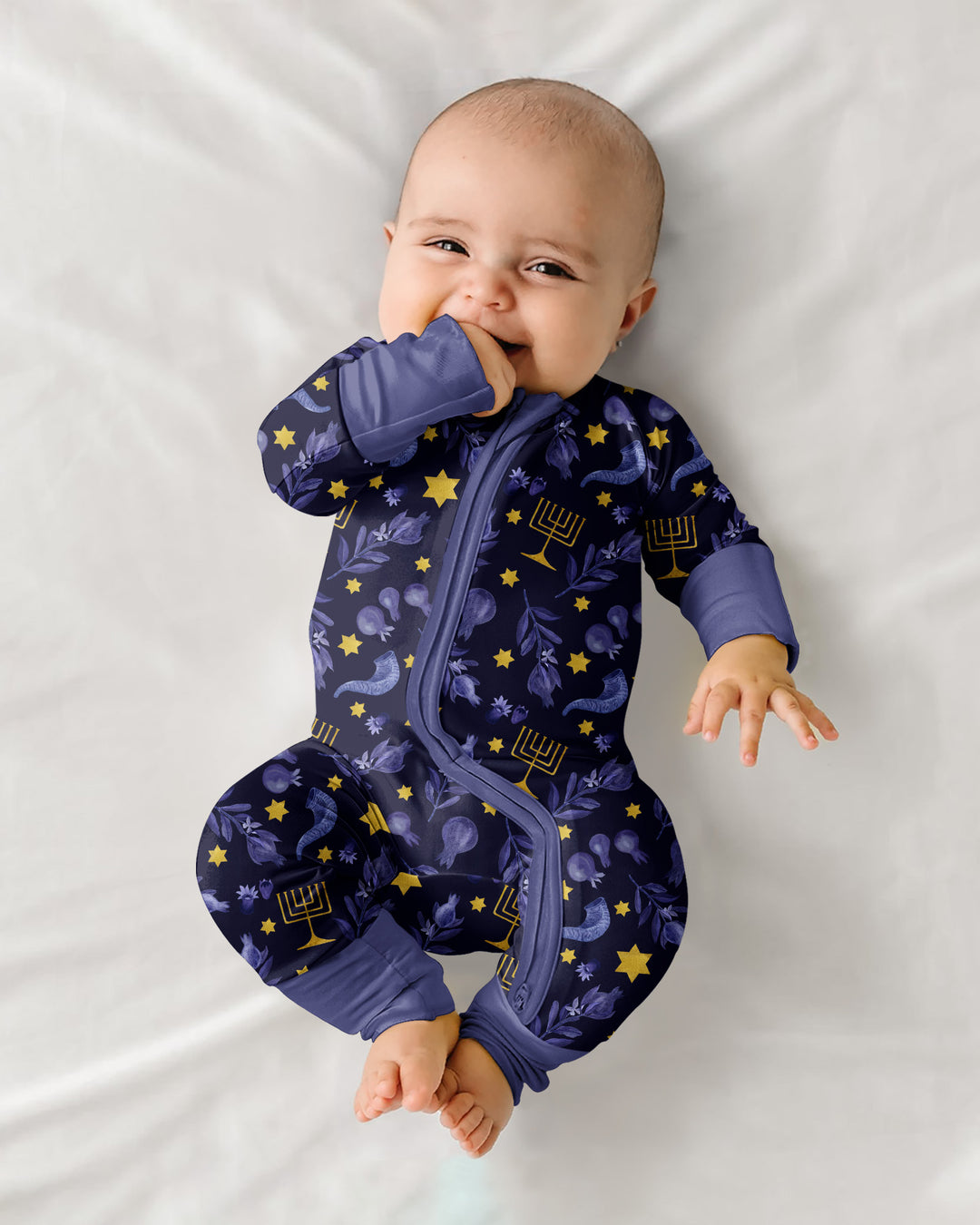 Gerippte Babykleidung mit individuellem Foto - Weich &amp; Skizzenhaft