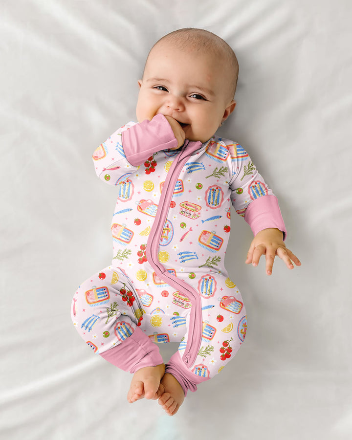 Gerippte Babykleidung mit individuellem Foto - Weich &amp; Skizzenhaft
