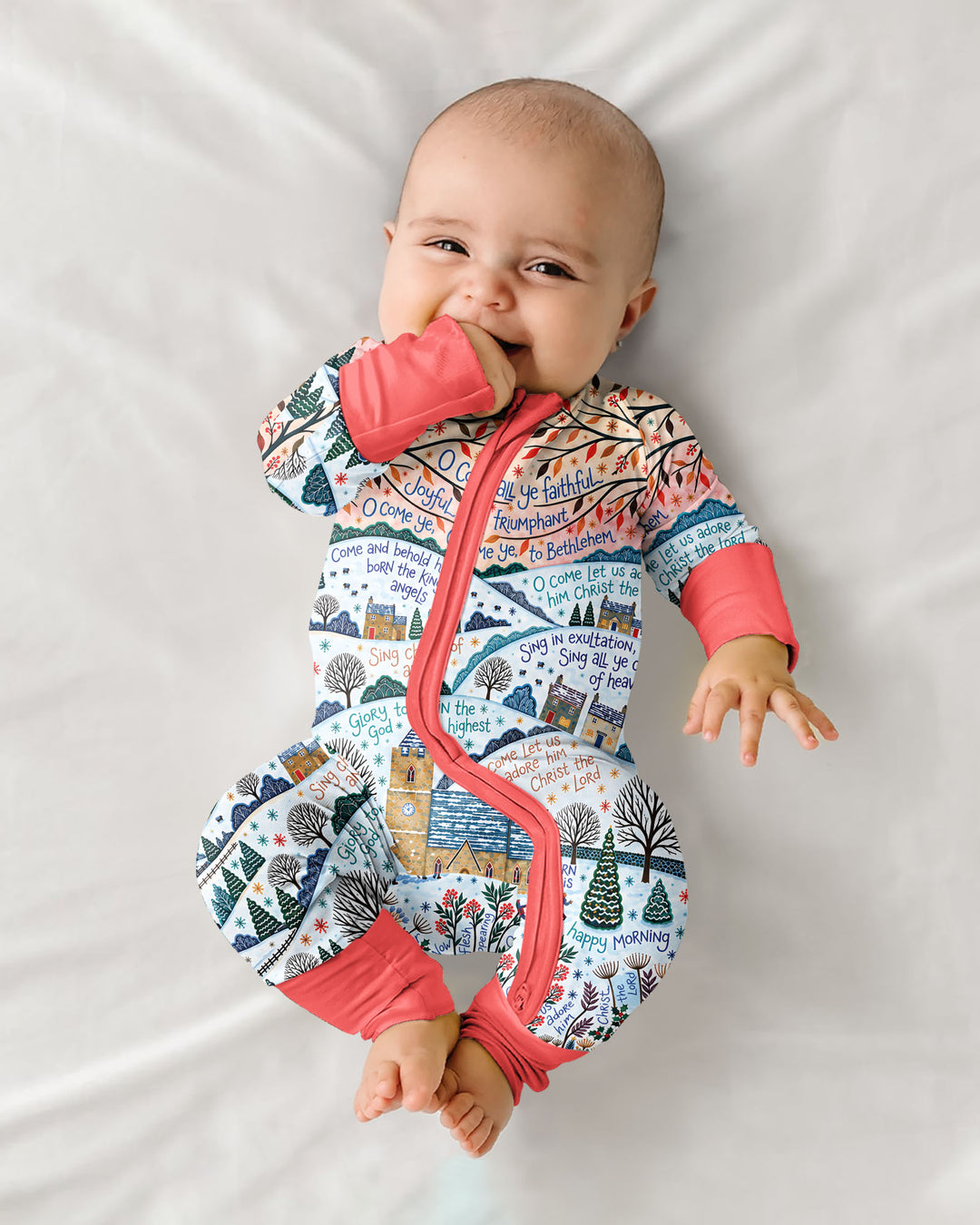 Oh Come Let Us Adore Him Bamboo Convertible Zippy