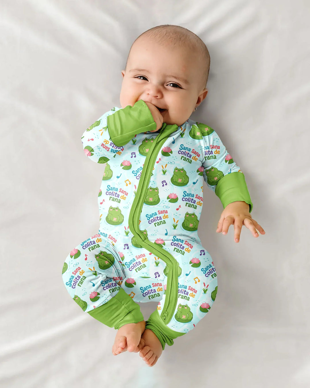 Gerippte Babykleidung mit individuellem Foto - Weich &amp; Skizzenhaft