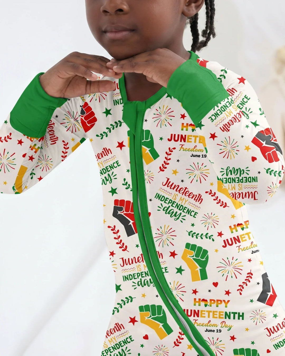 Happy Juneteenth Freedom Day Bamboo Convertible Zippy