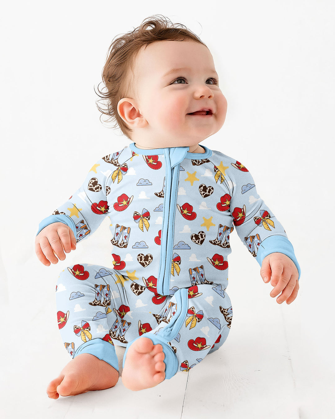 Gerippte Babykleidung mit individuellem Foto - Weich &amp; Skizzenhaft