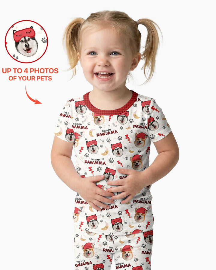 Zweiteiliges, kurzärmliges Pyjama-Set mit Marienkäfern